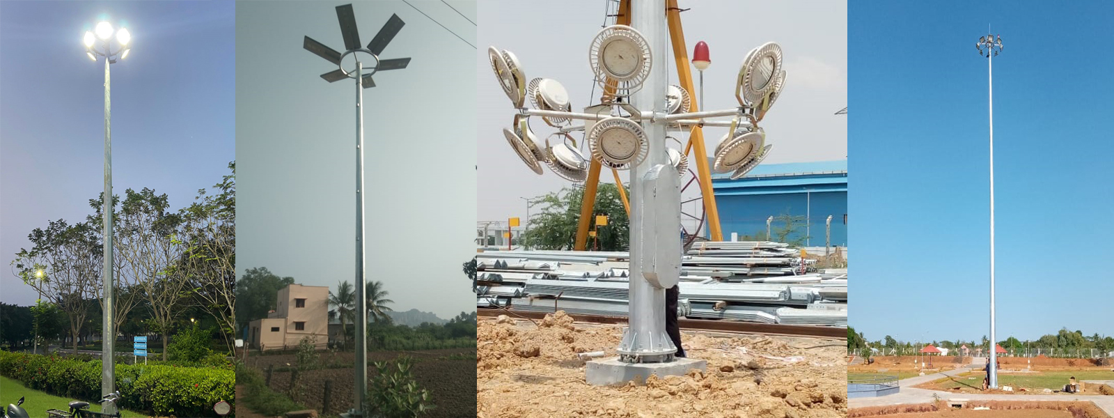 high mast lighting pole manufacturer chennai